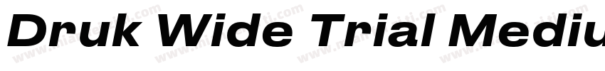 Druk Wide Trial Medium字体转换